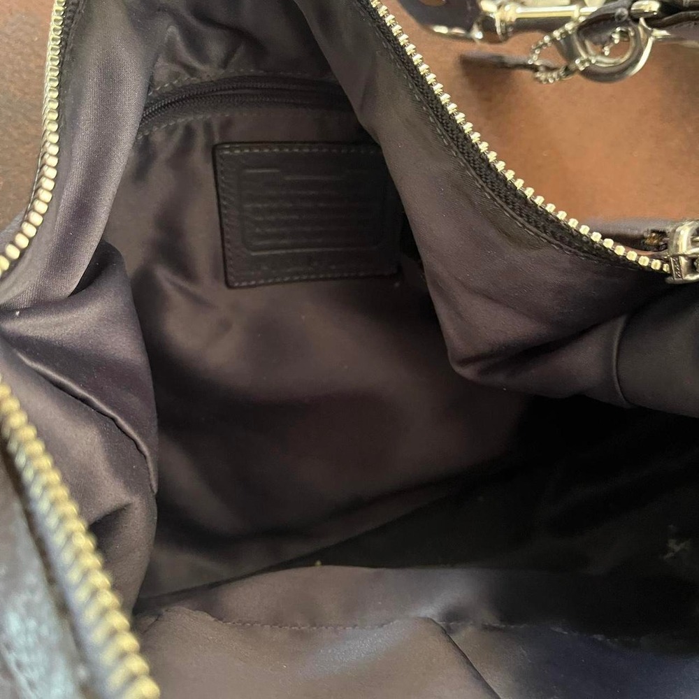 Y2K 2000s Coach Avery Pebbled Leather Hobo Shoulder Bag / Handbag - Picture 6 of 7